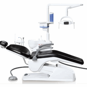 Unidad dental A1 + taburete y sillón dental (Negro)